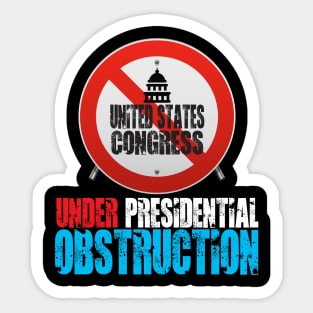 Under Obstruction V2 Sticker